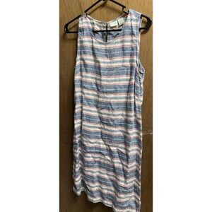 St Tropez 100% Linen Dress Size Small